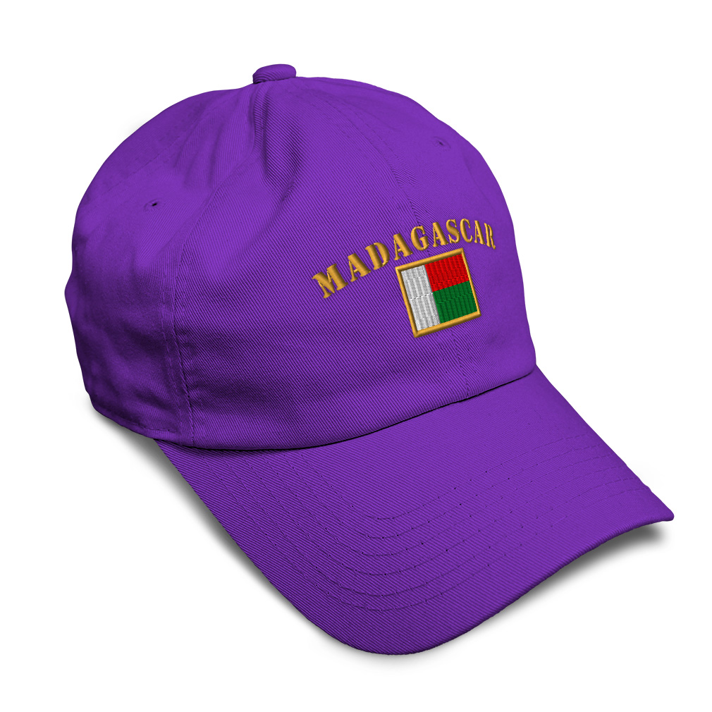 Twill Cotton Soft Women Baseball Cap Madagascar Flag Embroidery Dad Hats for Men - Picture 28 of 55