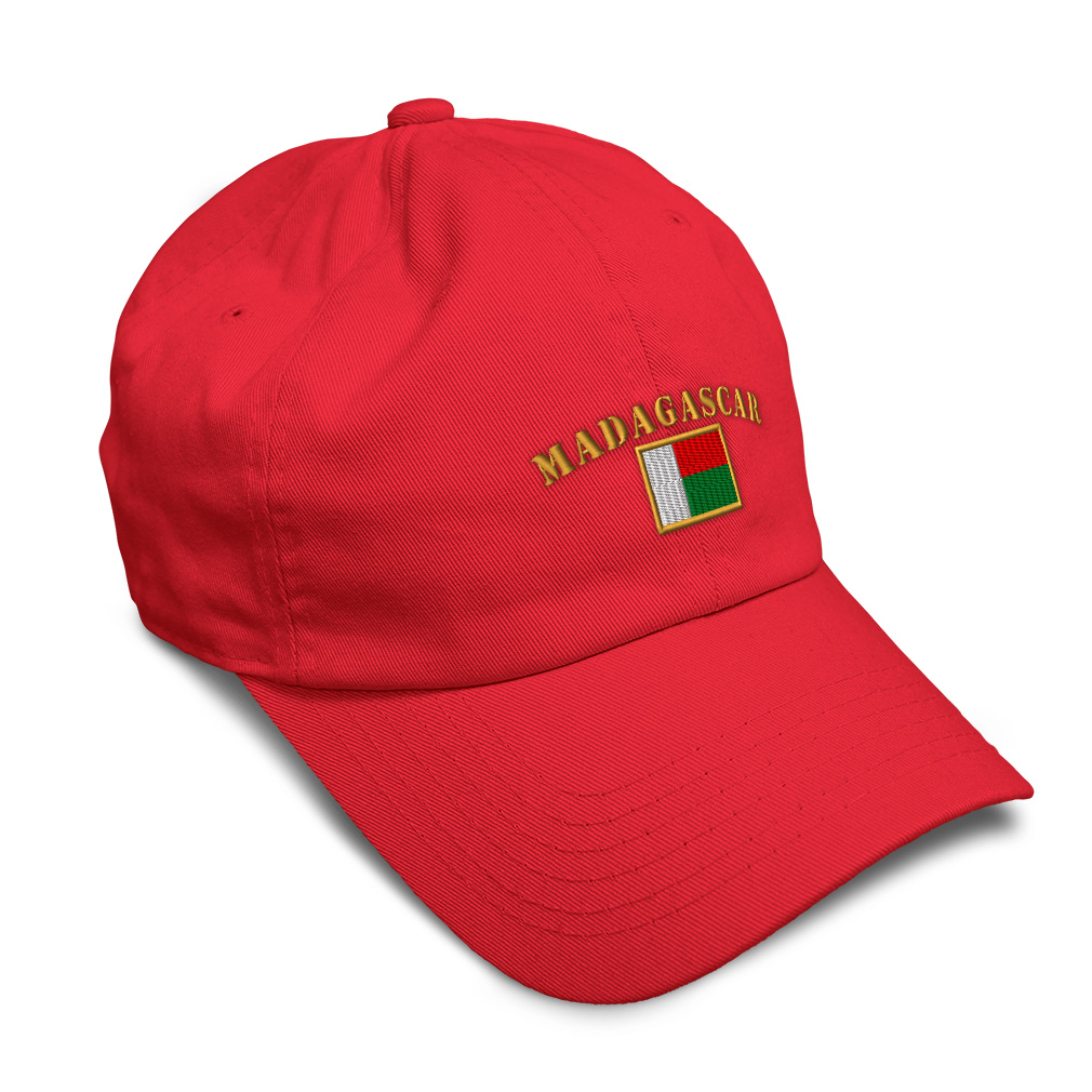 Twill Cotton Soft Women Baseball Cap Madagascar Flag Embroidery Dad Hats for Men - Picture 30 of 55