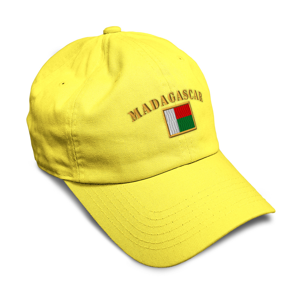 Twill Cotton Soft Women Baseball Cap Madagascar Flag Embroidery Dad Hats for Men - Picture 36 of 55