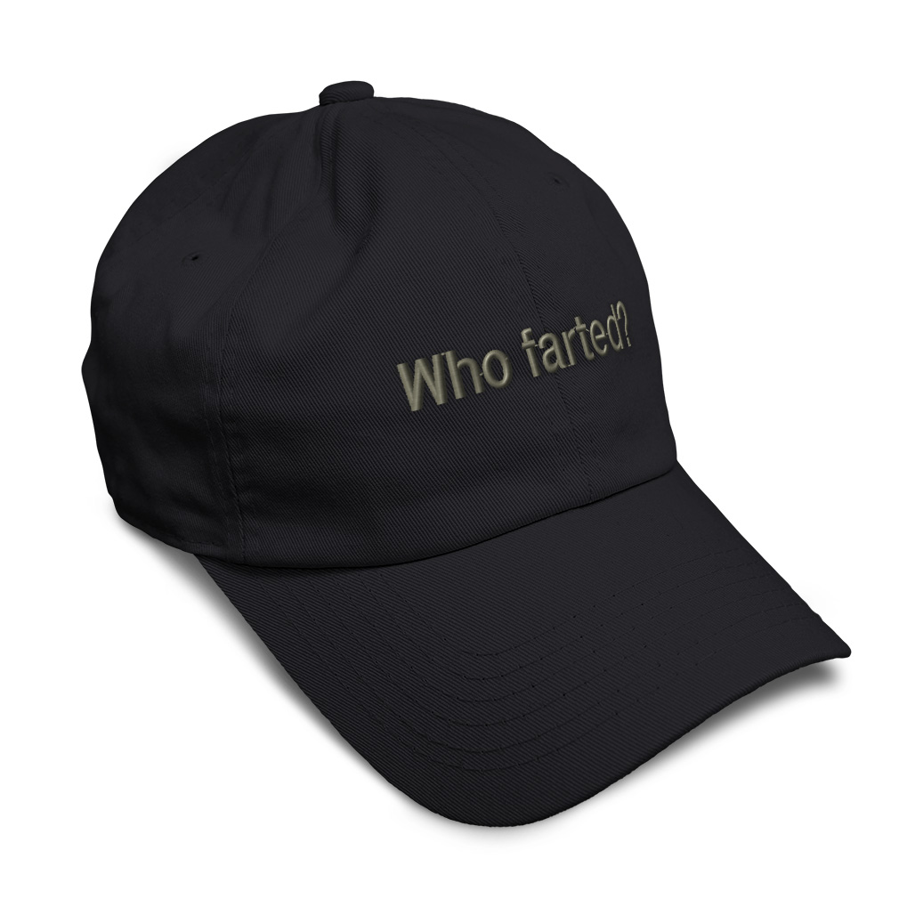 Soft Women Baseball Cap Who Farted Embroidery Dad Hats for Men Buckle Closure - Picture 8 of 55