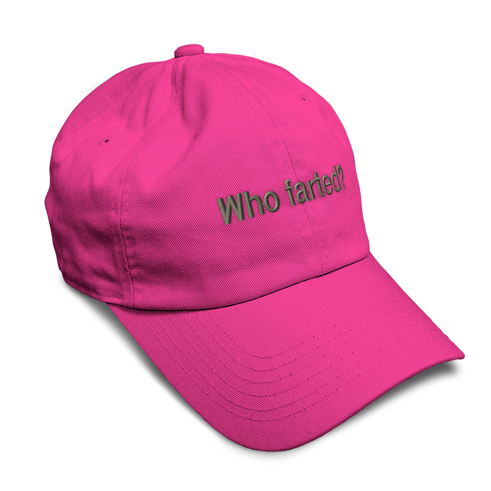 Soft Women Baseball Cap Who Farted Embroidery Dad Hats for Men Buckle Closure - Picture 16 of 55
