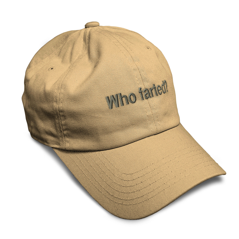 Soft Women Baseball Cap Who Farted Embroidery Dad Hats for Men Buckle Closure - Picture 18 of 55
