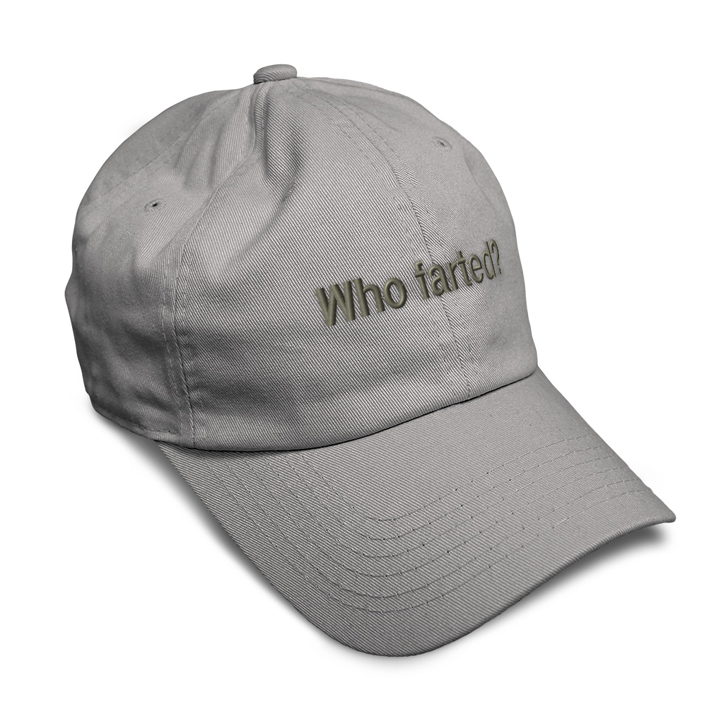 Soft Women Baseball Cap Who Farted Embroidery Dad Hats for Men Buckle Closure - Picture 14 of 55