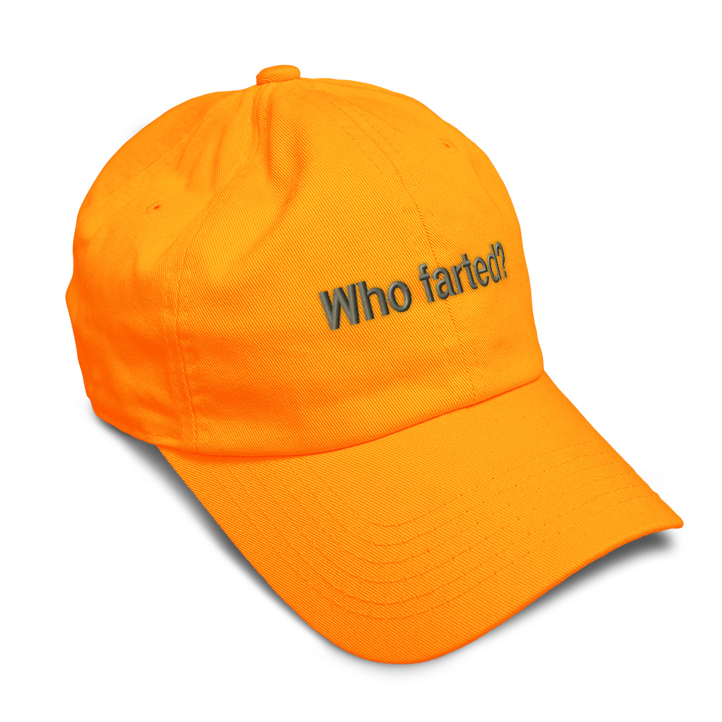 Soft Women Baseball Cap Who Farted Embroidery Dad Hats for Men Buckle Closure - Picture 26 of 55