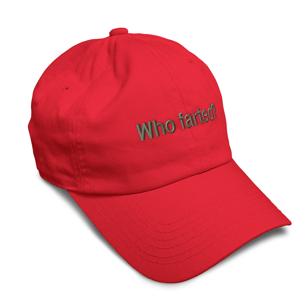 Soft Women Baseball Cap Who Farted Embroidery Dad Hats for Men Buckle Closure - Picture 30 of 55