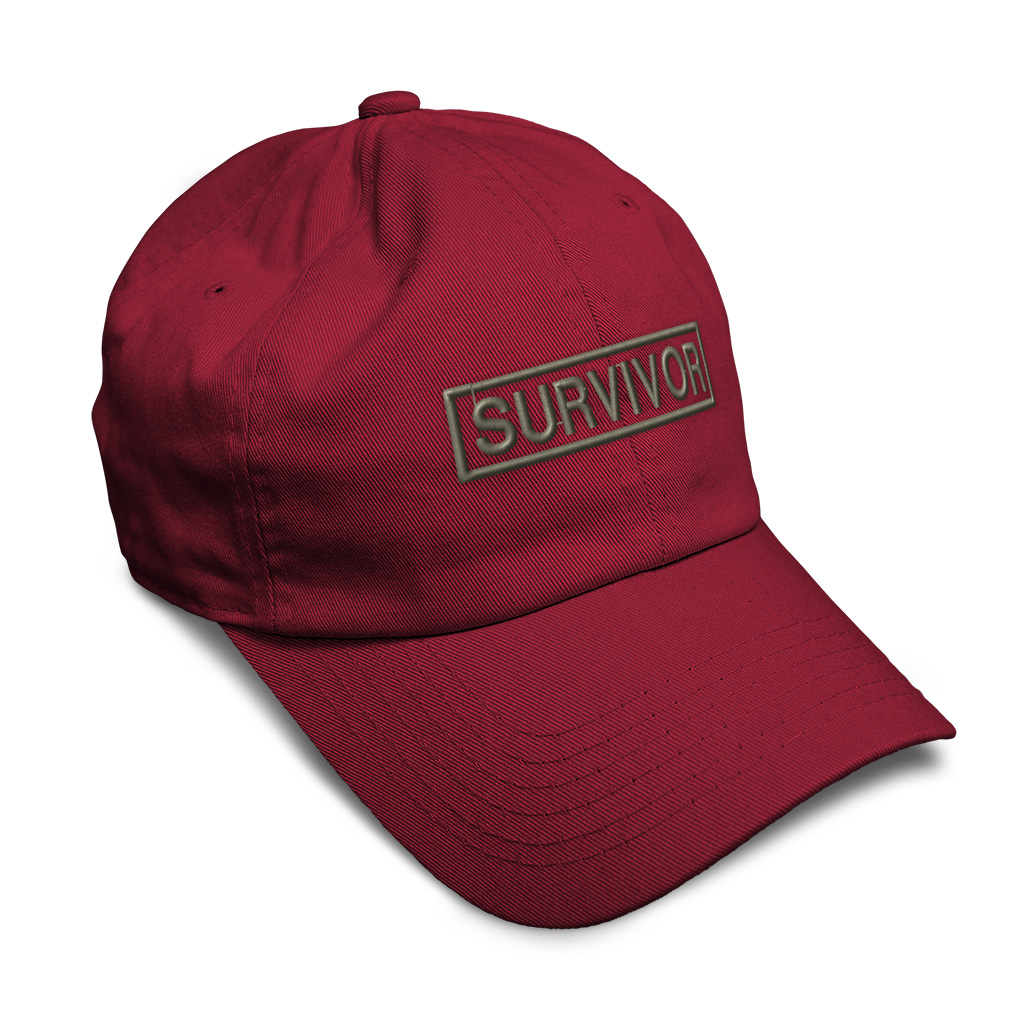 Twill Cotton Soft Women Baseball Cap Survivor Cancer Embroidery Dad Hats for Men - Picture 38 of 55