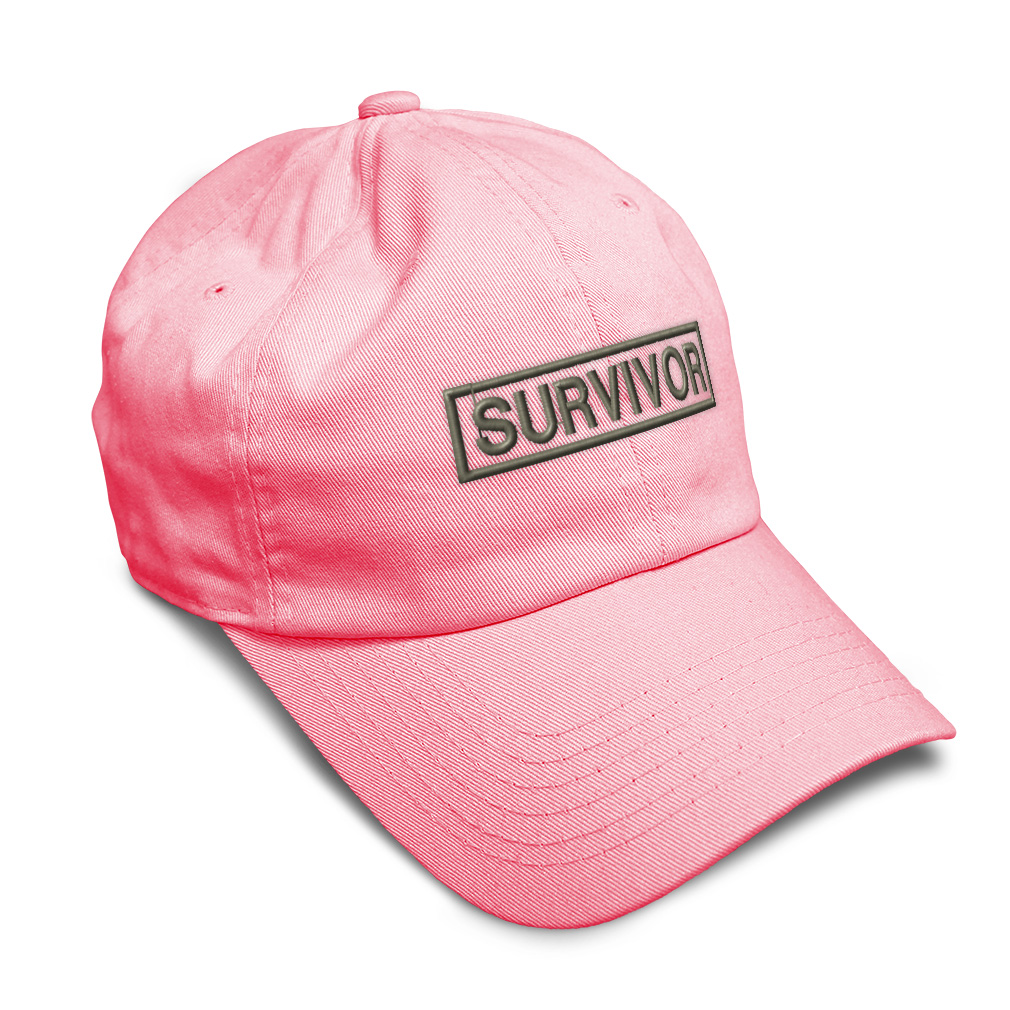 Twill Cotton Soft Women Baseball Cap Survivor Cancer Embroidery Dad Hats for Men - Picture 54 of 55