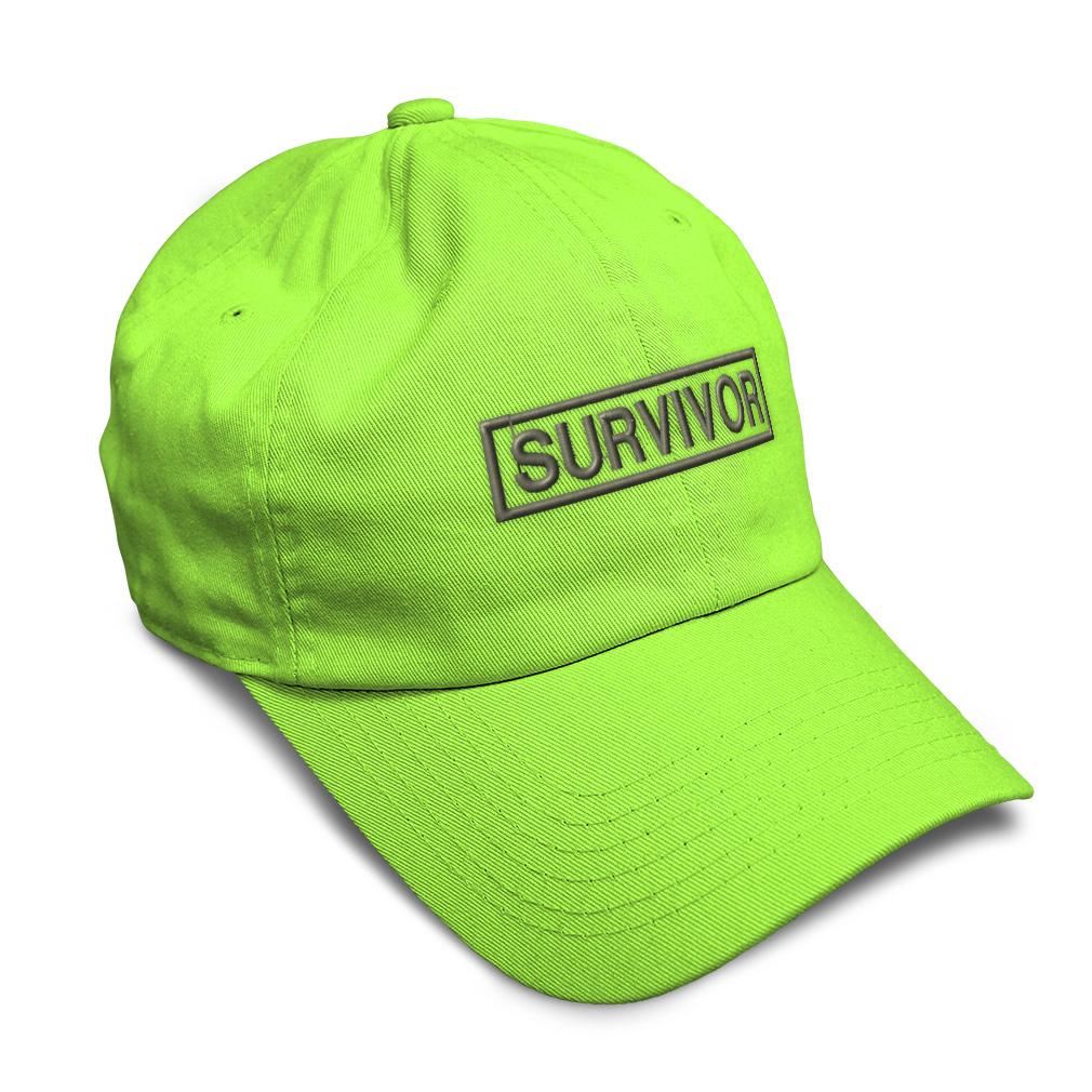 Twill Cotton Soft Women Baseball Cap Survivor Cancer Embroidery Dad Hats for Men - Picture 52 of 55