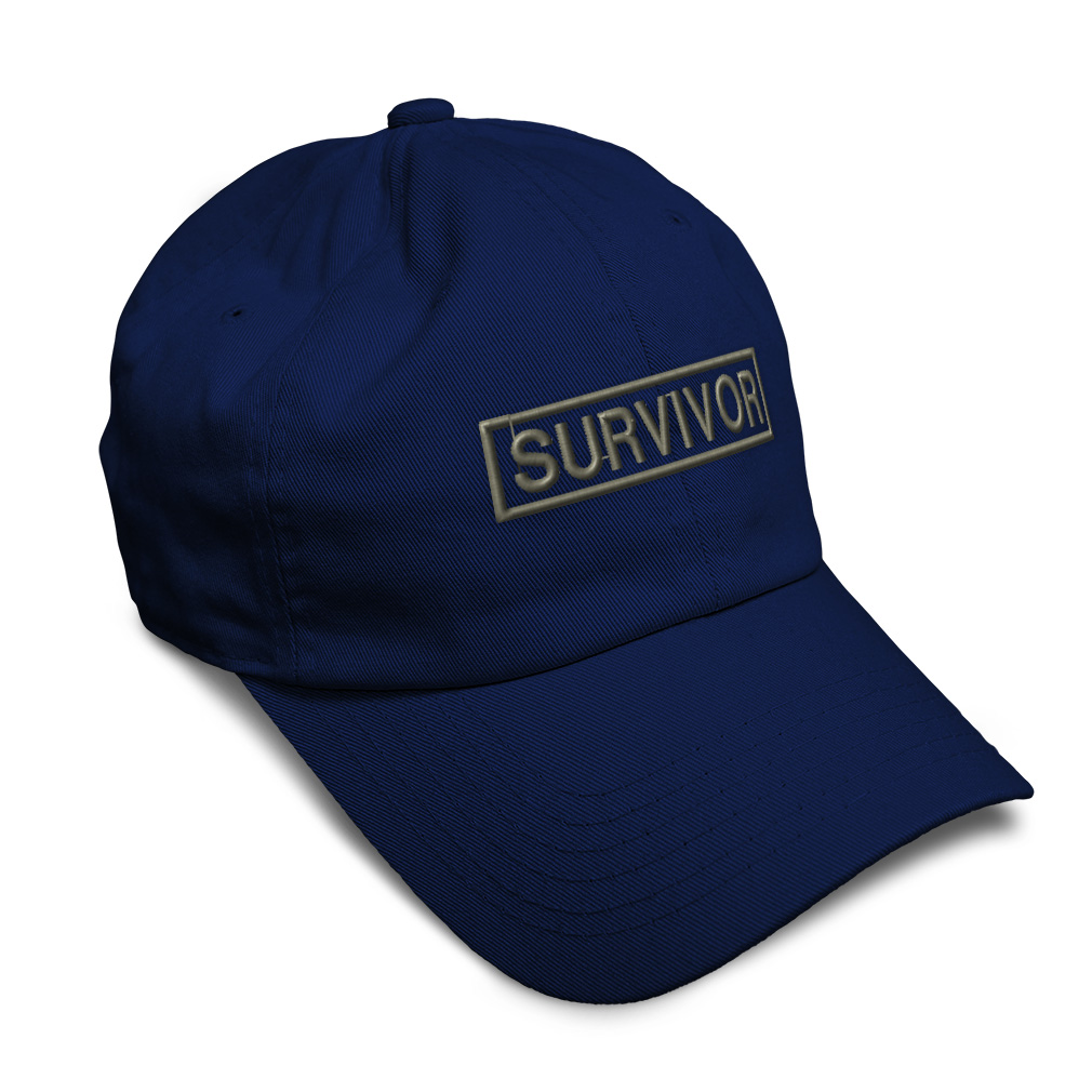 Twill Cotton Soft Women Baseball Cap Survivor Cancer Embroidery Dad Hats for Men - Picture 24 of 55
