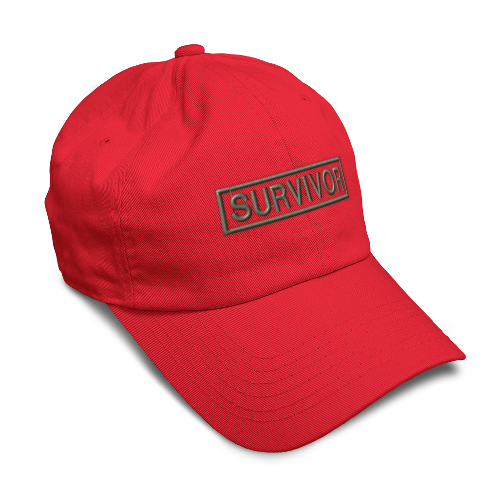 Twill Cotton Soft Women Baseball Cap Survivor Cancer Embroidery Dad Hats for Men - Picture 30 of 55