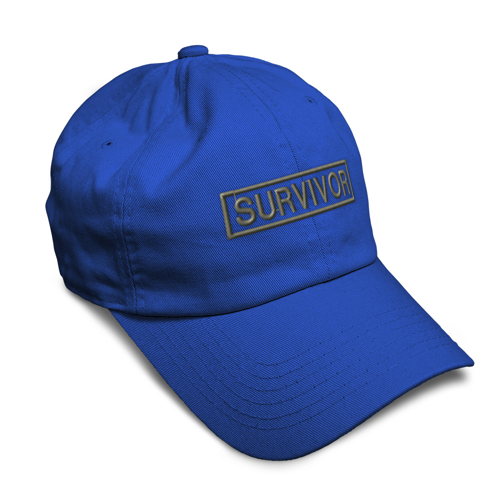 Twill Cotton Soft Women Baseball Cap Survivor Cancer Embroidery Dad Hats for Men - Picture 32 of 55