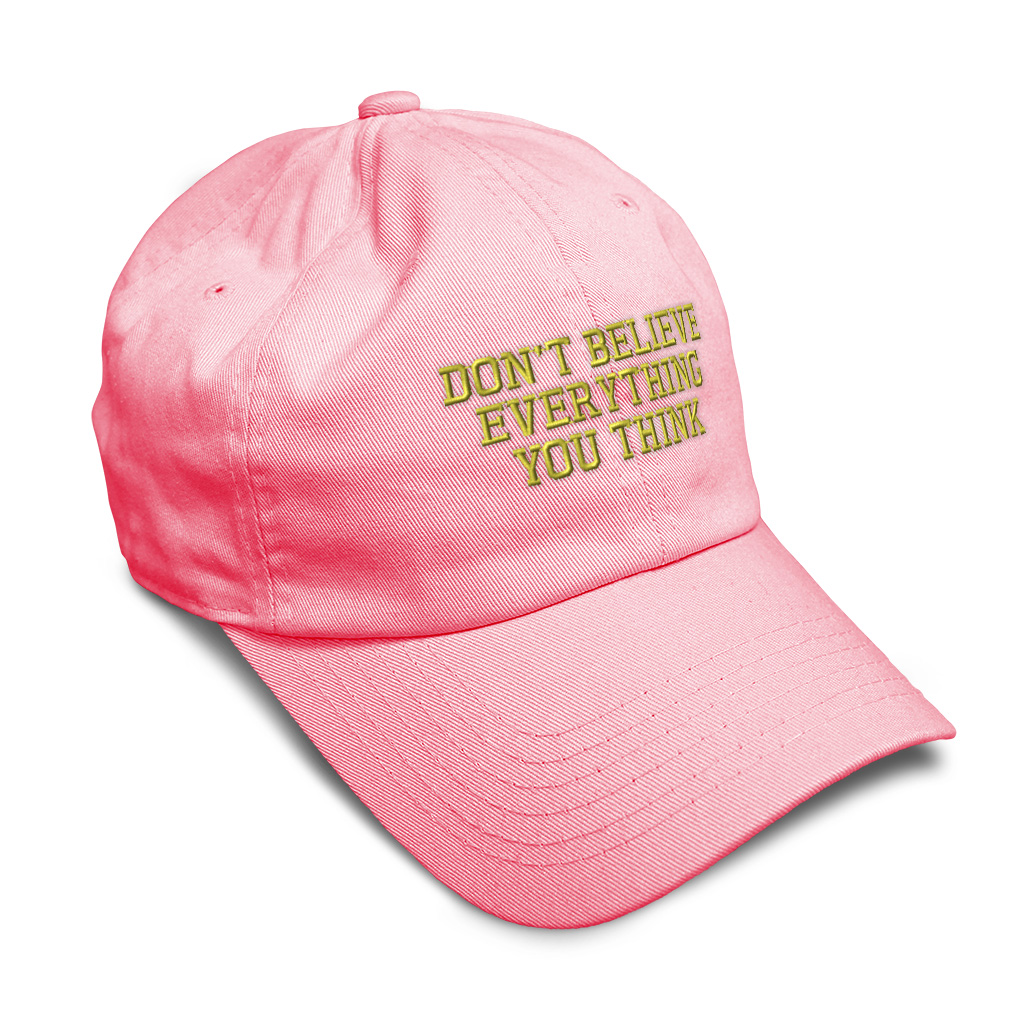 Soft Women Baseball Cap Don'T Believe Everything A Embroidery Dad Hats for Men - Picture 54 of 55