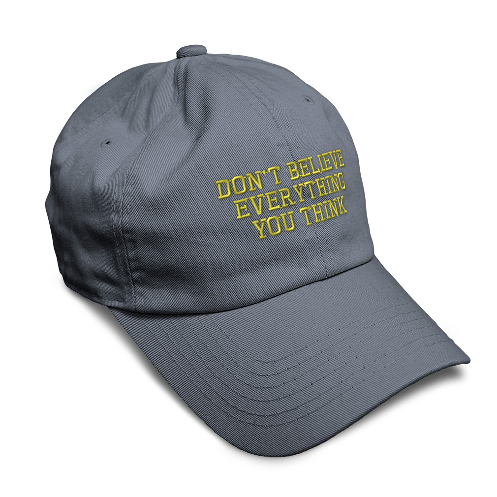 Soft Women Baseball Cap Don'T Believe Everything A Embroidery Dad Hats for Men - Picture 40 of 55
