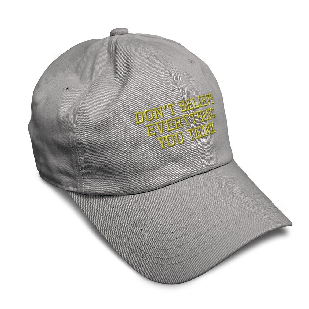 Soft Women Baseball Cap Don'T Believe Everything A Embroidery Dad Hats for Men - Picture 14 of 55