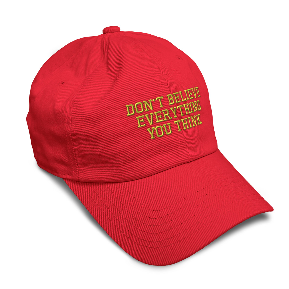 Soft Women Baseball Cap Don'T Believe Everything A Embroidery Dad Hats for Men - Picture 30 of 55