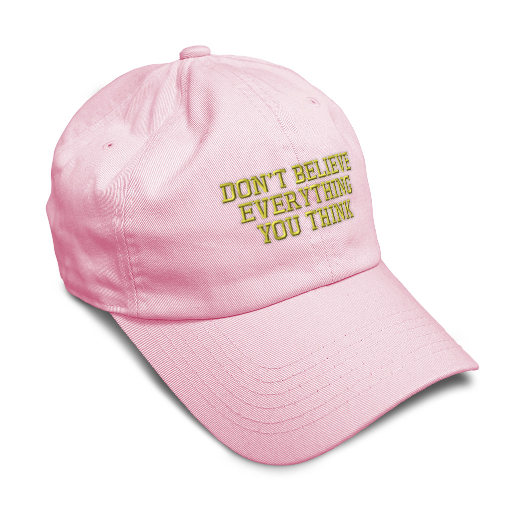 Soft Women Baseball Cap Don'T Believe Everything A Embroidery Dad Hats for Men - Picture 34 of 55