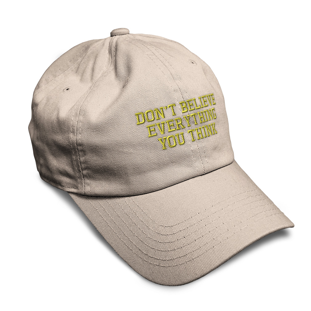 Soft Women Baseball Cap Don'T Believe Everything A Embroidery Dad Hats for Men - Picture 46 of 55