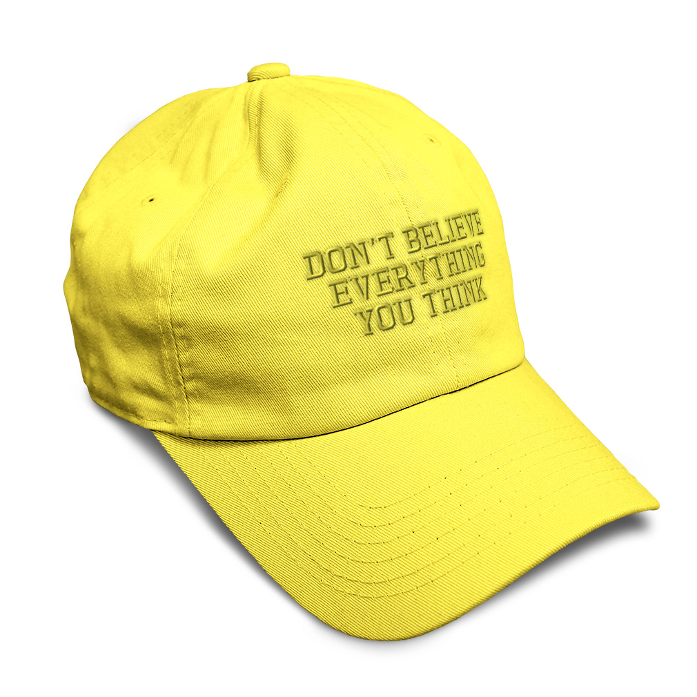 Soft Women Baseball Cap Don'T Believe Everything A Embroidery Dad Hats for Men - Picture 36 of 55