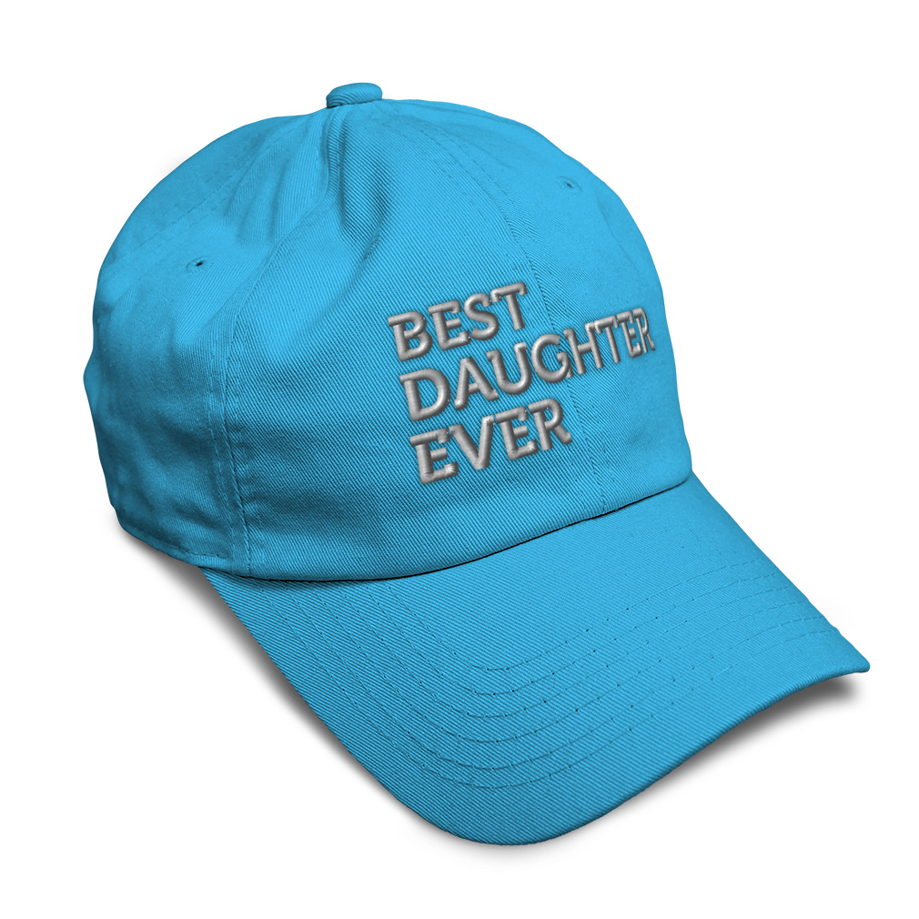 Soft Women Baseball Cap Best Daughter Ever Embroidery Dad Hats for Men - Picture 42 of 55