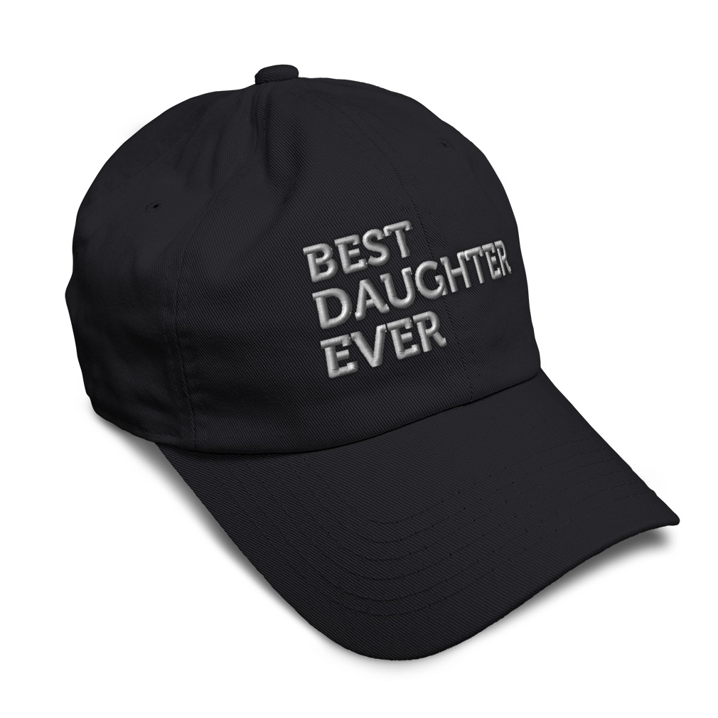 Soft Women Baseball Cap Best Daughter Ever Embroidery Dad Hats for Men - Picture 8 of 55