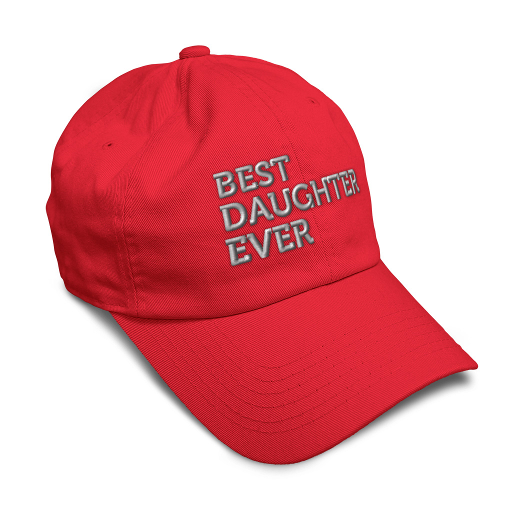 Soft Women Baseball Cap Best Daughter Ever Embroidery Dad Hats for Men - Picture 30 of 55