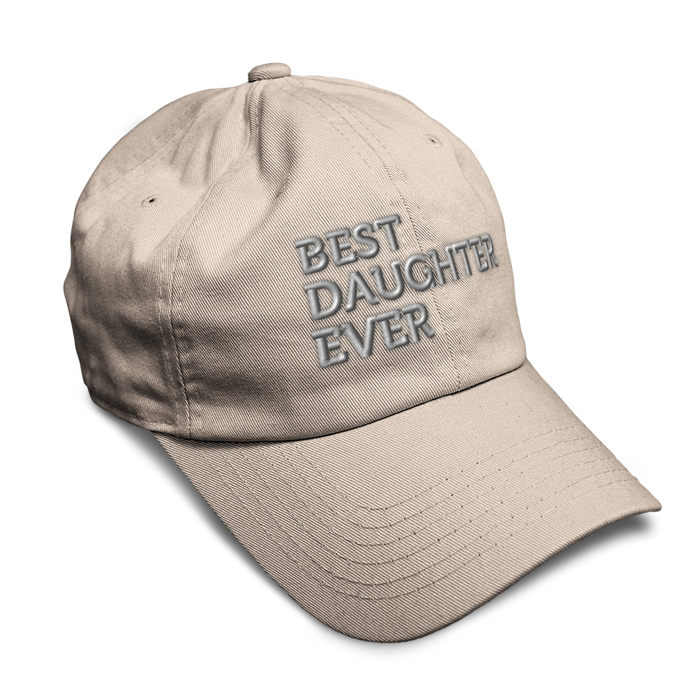 Soft Women Baseball Cap Best Daughter Ever Embroidery Dad Hats for Men - Picture 46 of 55