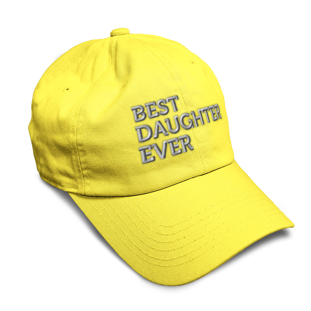 Soft Women Baseball Cap Best Daughter Ever Embroidery Dad Hats for Men - Picture 36 of 55