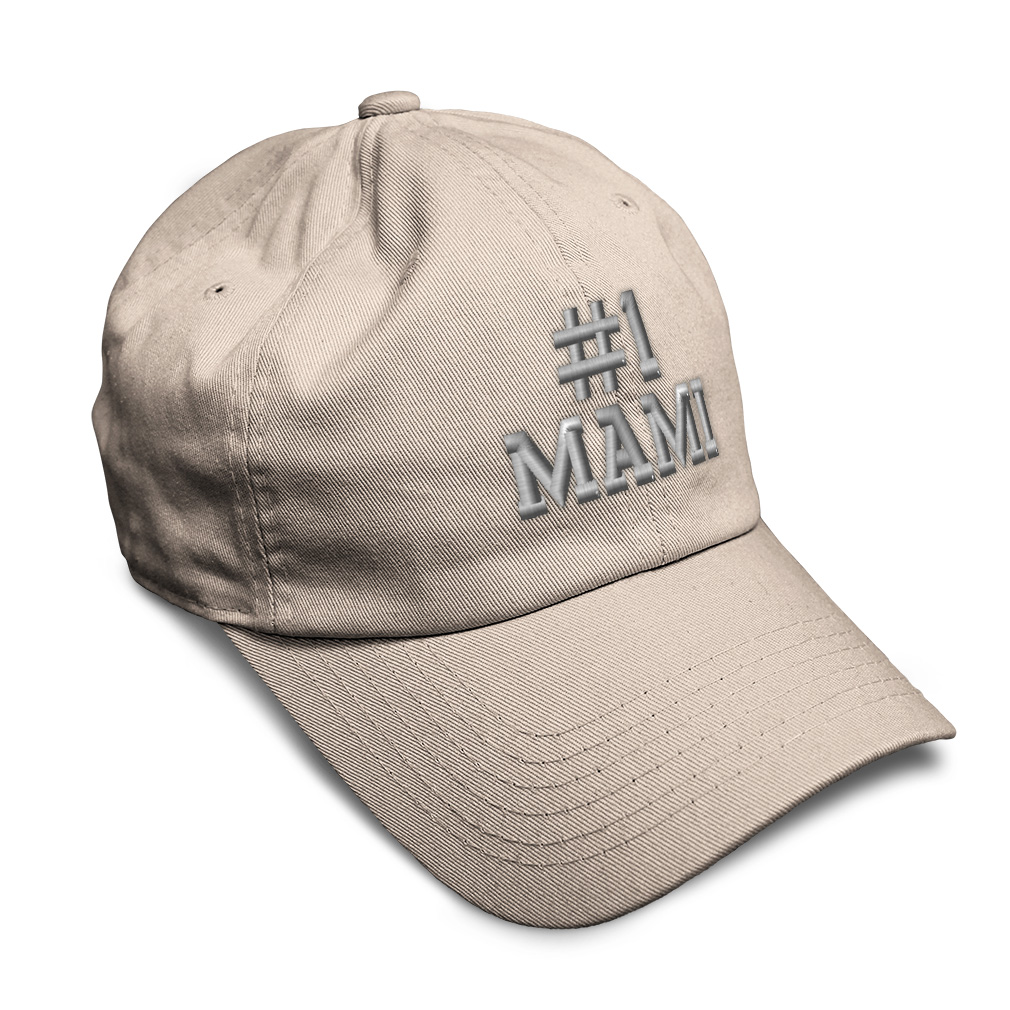 Twill Cotton Soft Women Baseball Cap Number #1 Mami Embroidery Dad Hats for Men - Picture 46 of 55