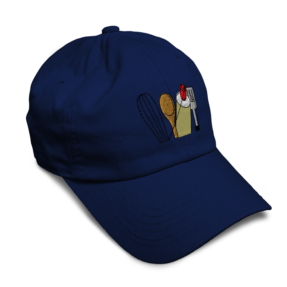 Soft Women Baseball Cap Chef Cooking Topper Utensils Embroidery Dad Hats for Men - Picture 24 of 55