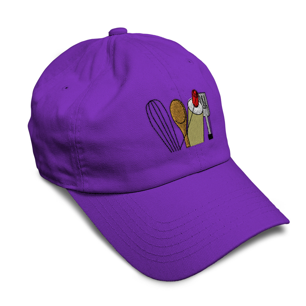 Soft Women Baseball Cap Chef Cooking Topper Utensils Embroidery Dad Hats for Men - Picture 28 of 55