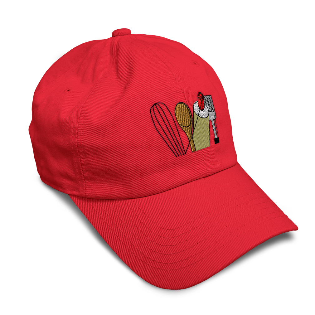 Soft Women Baseball Cap Chef Cooking Topper Utensils Embroidery Dad Hats for Men - Picture 30 of 55