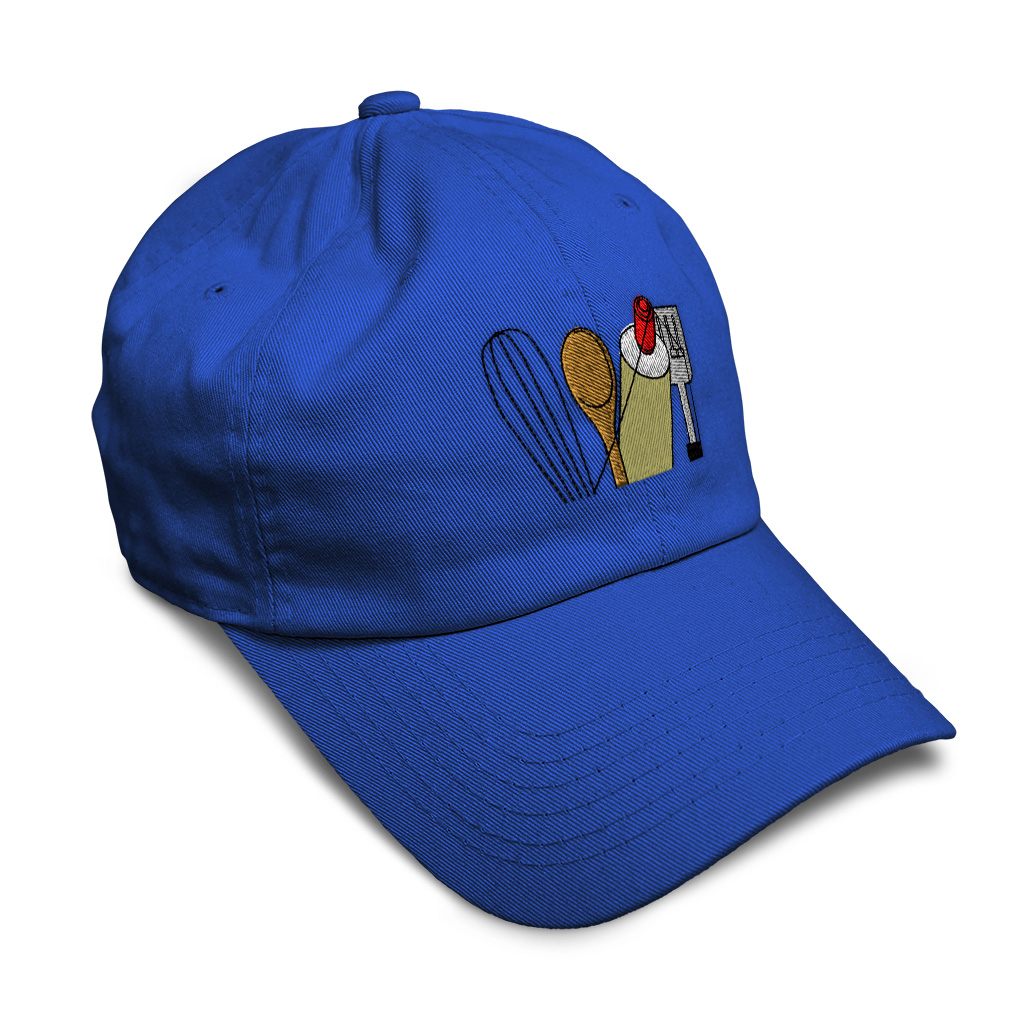 Soft Women Baseball Cap Chef Cooking Topper Utensils Embroidery Dad Hats for Men - Picture 32 of 55