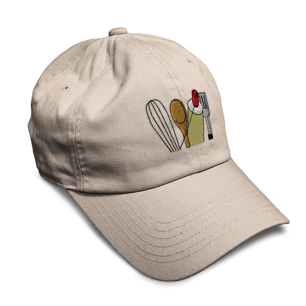 Soft Women Baseball Cap Chef Cooking Topper Utensils Embroidery Dad Hats for Men - Picture 46 of 55
