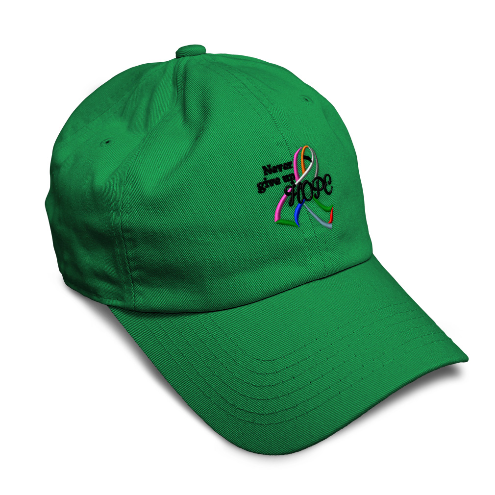Soft Women Baseball Cap Color Cancer Ribbon Hope Embroidery Dad Hats for Men - Picture 20 of 55