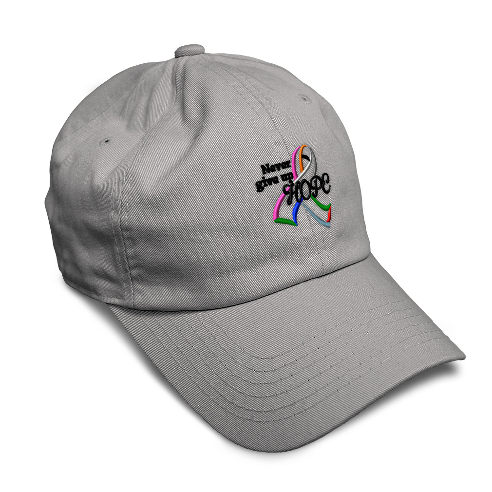 Soft Women Baseball Cap Color Cancer Ribbon Hope Embroidery Dad Hats for Men - Picture 14 of 55