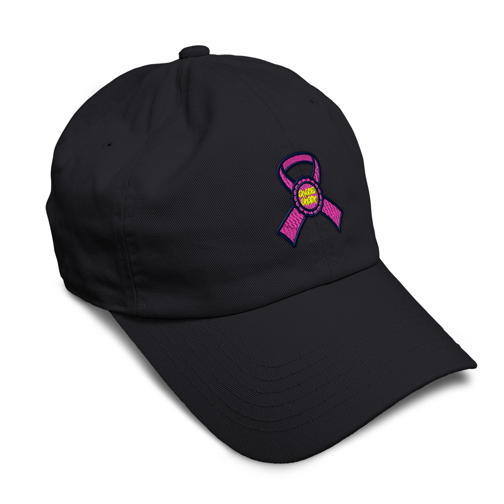 Soft Women Baseball Cap Cancer Chemo Champ Ribbon Embroidery Dad Hats for Men - Picture 8 of 55