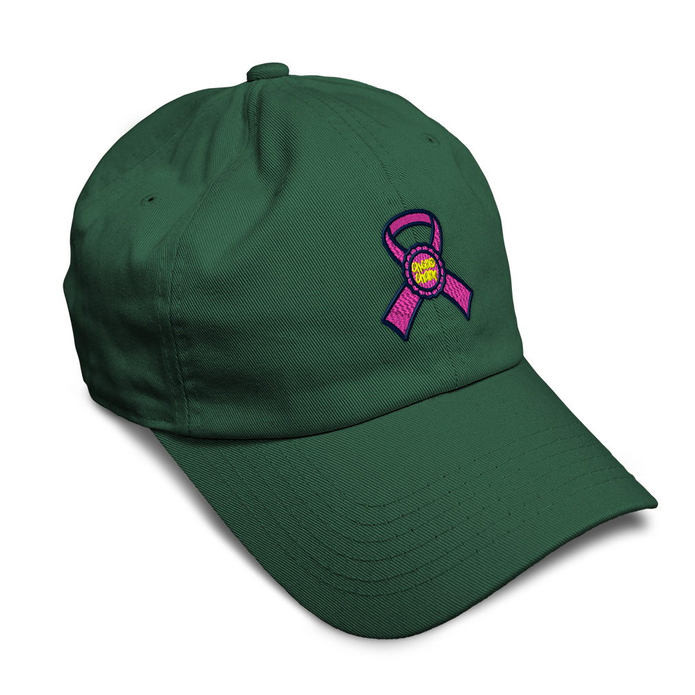 Soft Women Baseball Cap Cancer Chemo Champ Ribbon Embroidery Dad Hats for Men - Picture 12 of 55