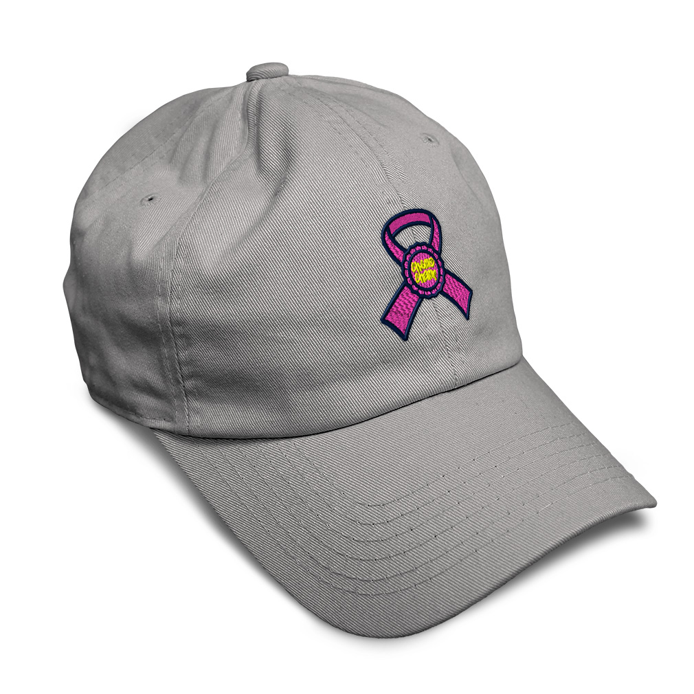 Soft Women Baseball Cap Cancer Chemo Champ Ribbon Embroidery Dad Hats for Men - Picture 14 of 55