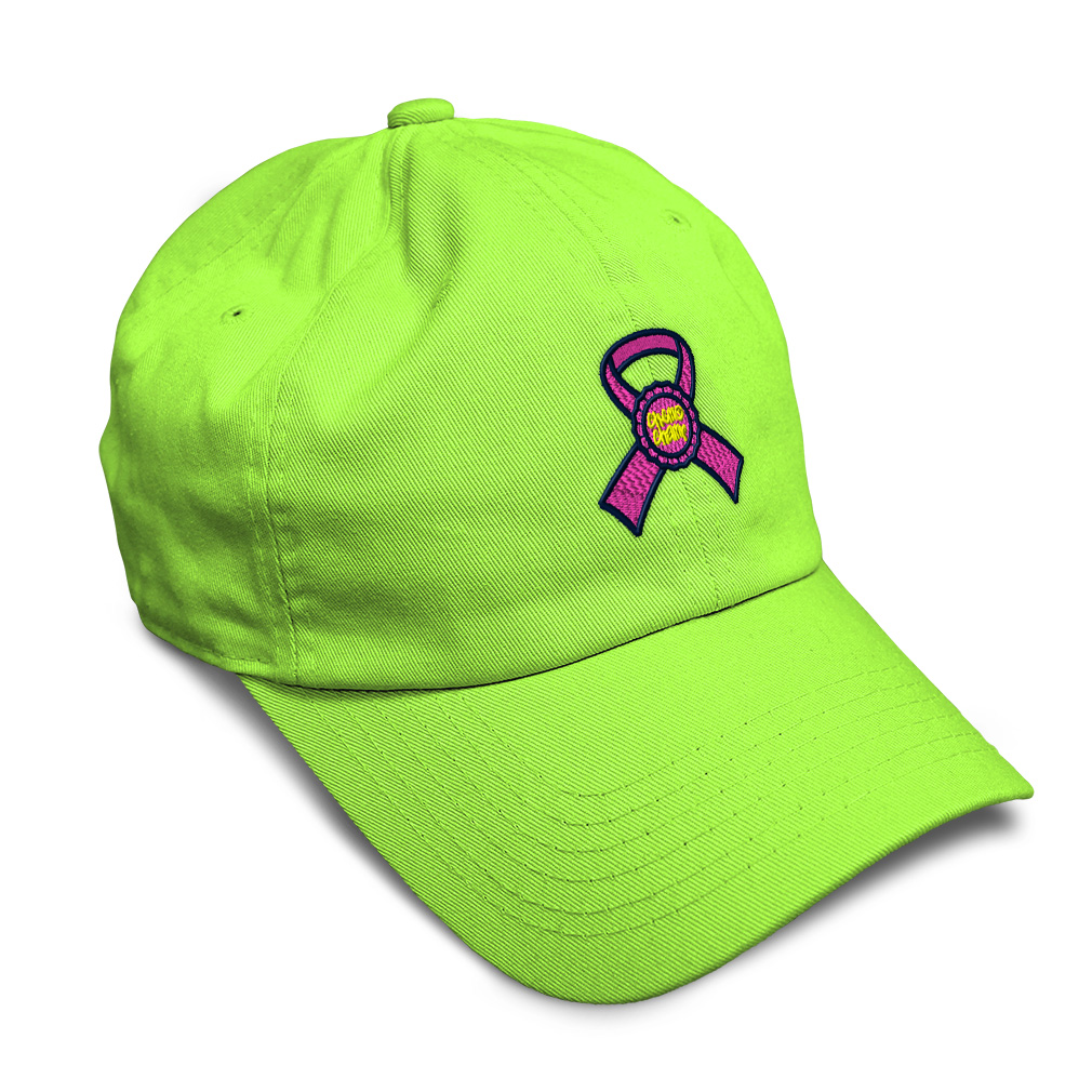 Soft Women Baseball Cap Cancer Chemo Champ Ribbon Embroidery Dad Hats for Men - Picture 52 of 55