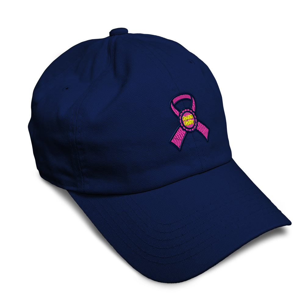 Soft Women Baseball Cap Cancer Chemo Champ Ribbon Embroidery Dad Hats for Men - Picture 24 of 55