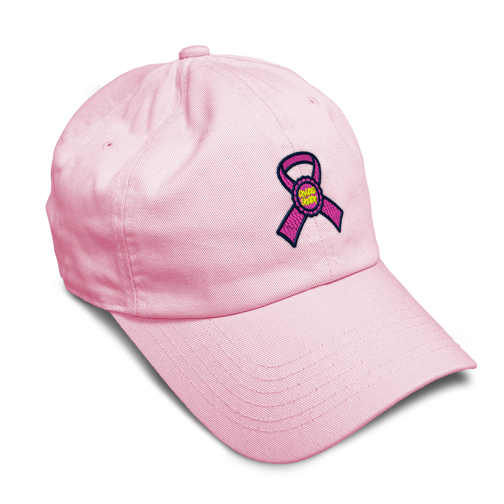 Soft Women Baseball Cap Cancer Chemo Champ Ribbon Embroidery Dad Hats for Men - Picture 34 of 55