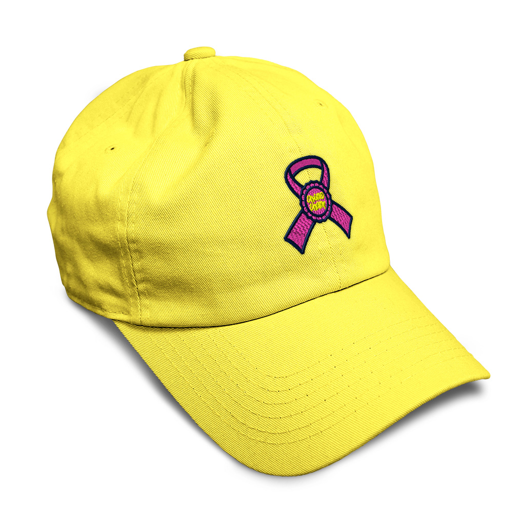 Soft Women Baseball Cap Cancer Chemo Champ Ribbon Embroidery Dad Hats for Men - Picture 36 of 55