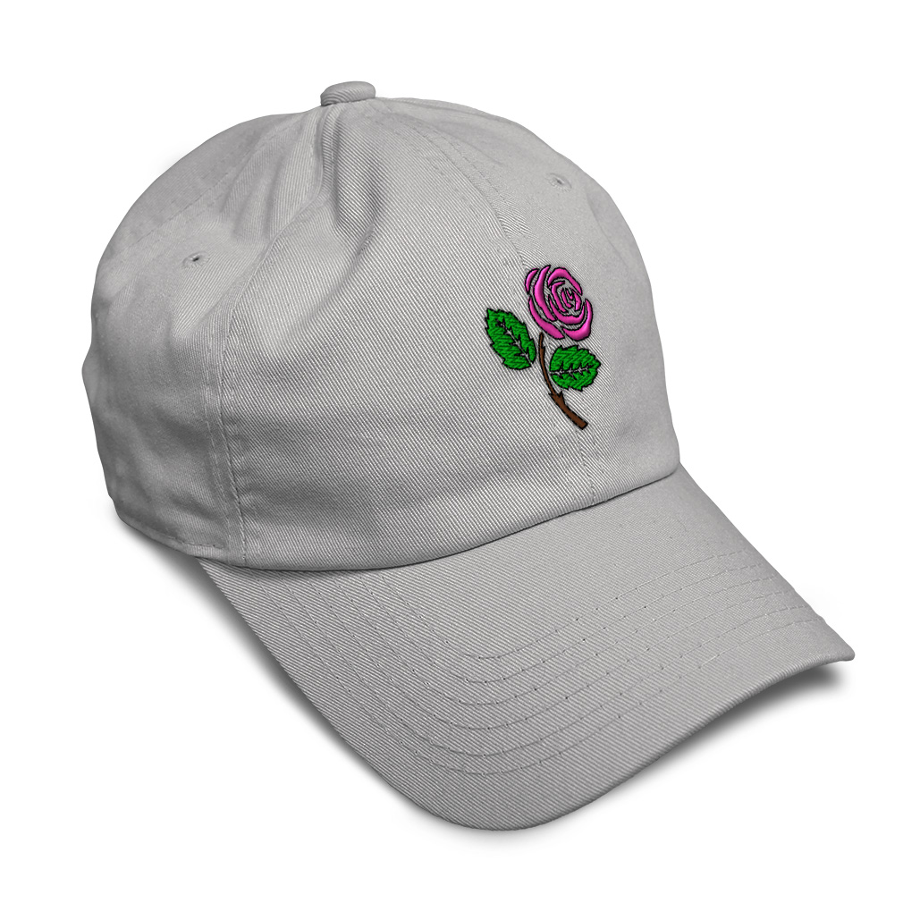 Soft Women Baseball Cap Pink Rose 