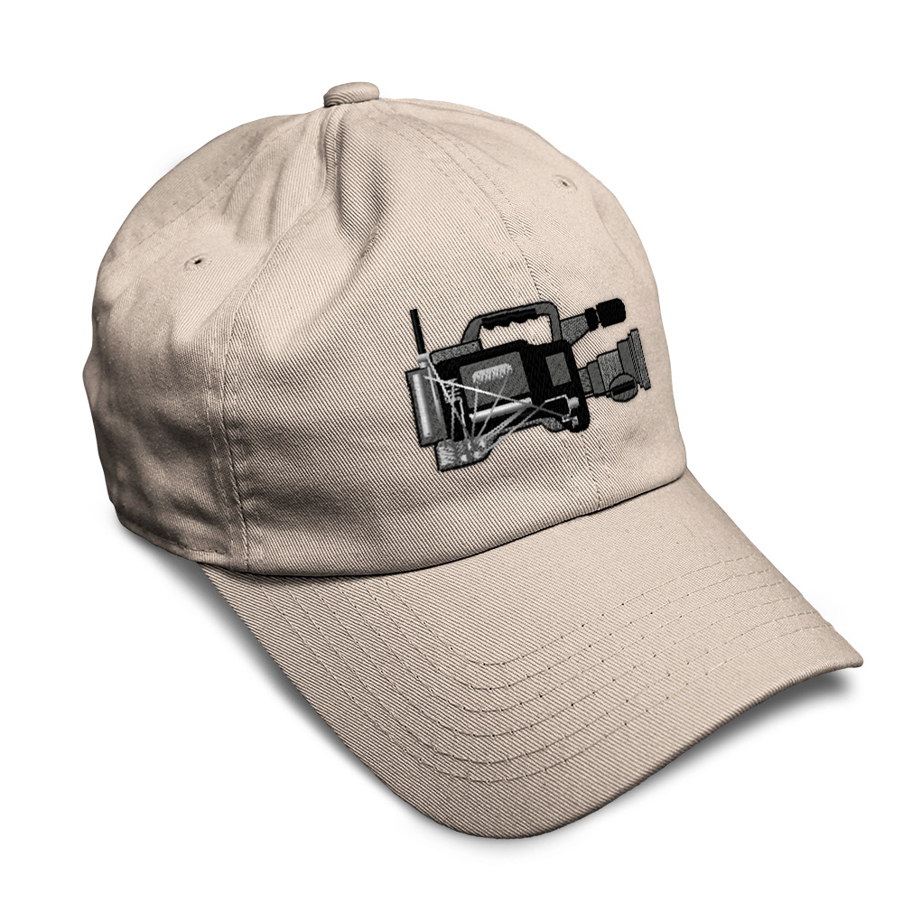 Twill Cotton Soft Women Baseball Cap Camera Reporter Embroidery Dad