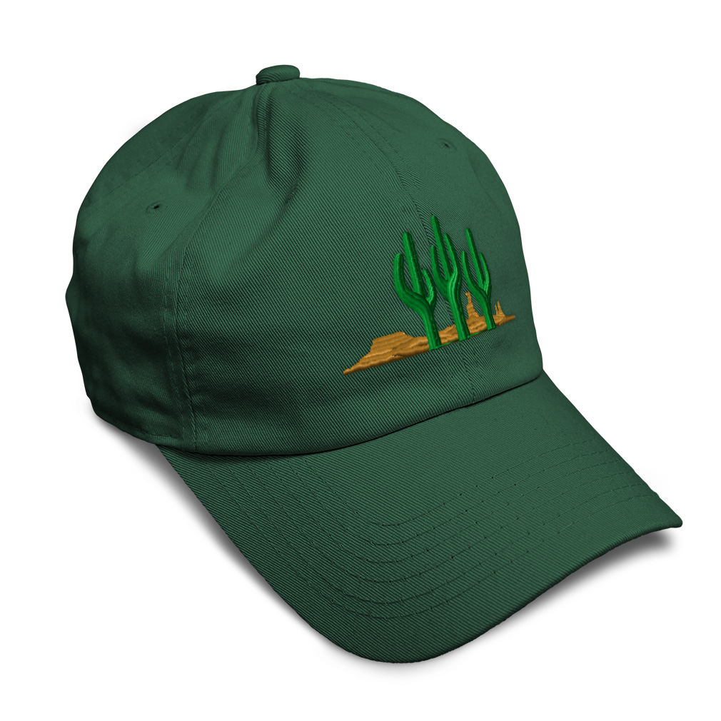Soft Women Baseball Cap West Cactus Embroidery Dad Hats for Men Buckle Closure - Picture 12 of 55