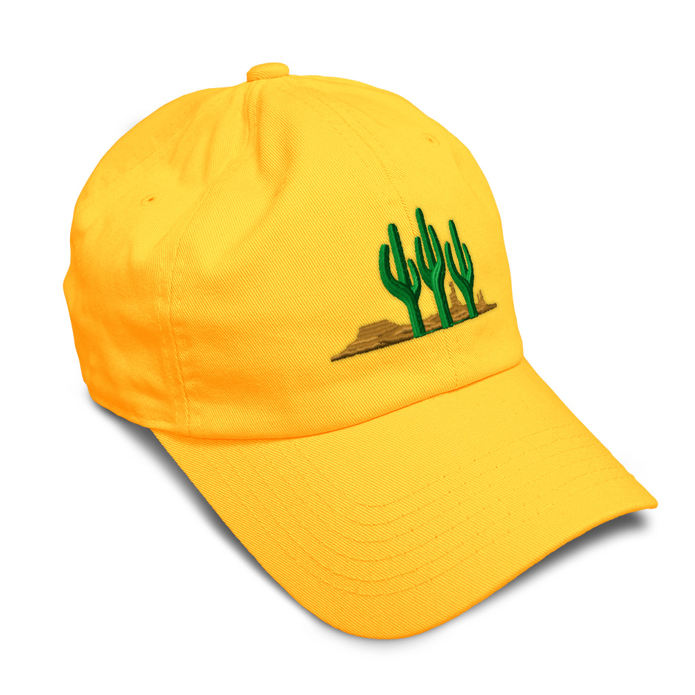 Soft Women Baseball Cap West Cactus Embroidery Dad Hats for Men Buckle Closure - Picture 50 of 55
