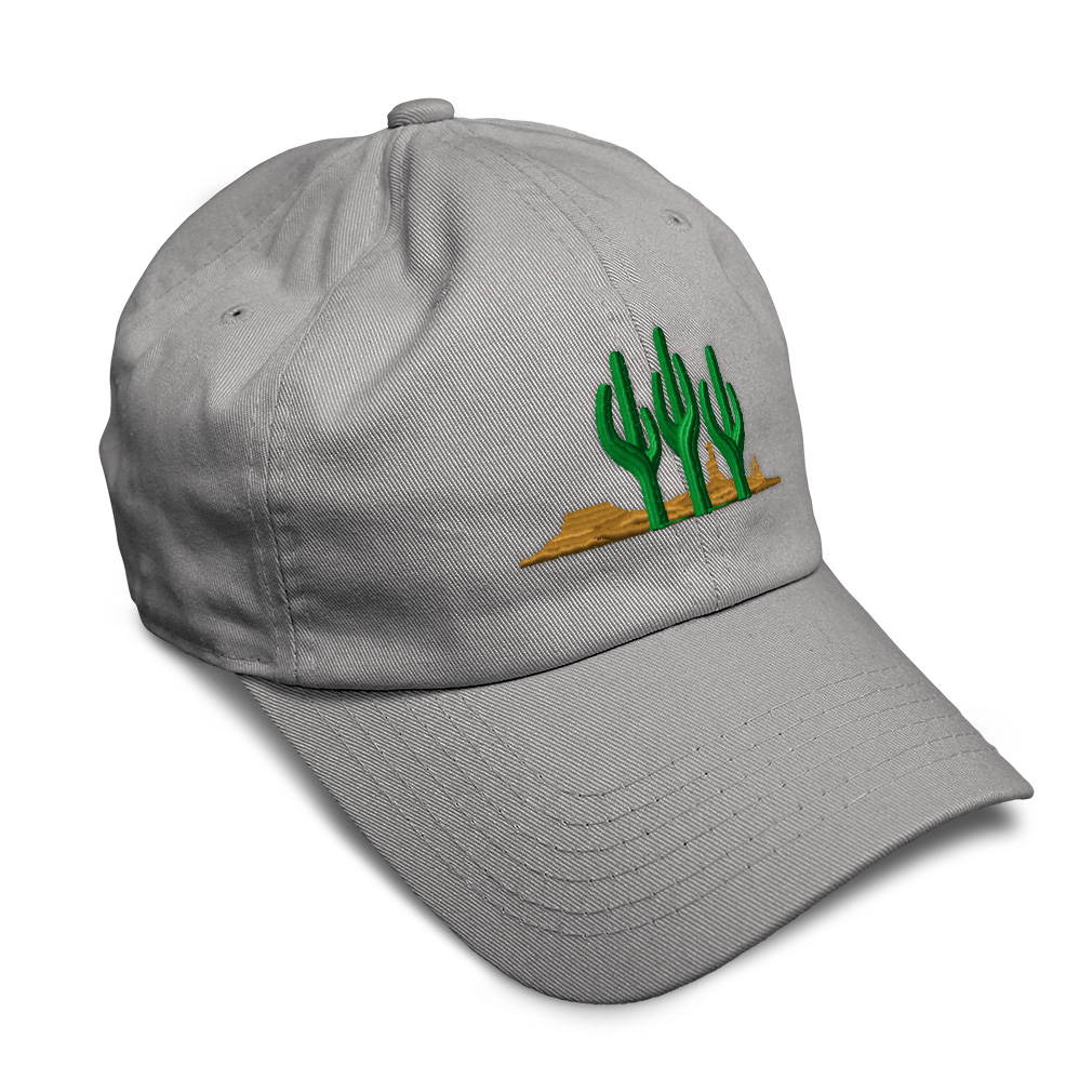 Soft Women Baseball Cap West Cactus Embroidery Dad Hats for Men Buckle Closure - Picture 14 of 55