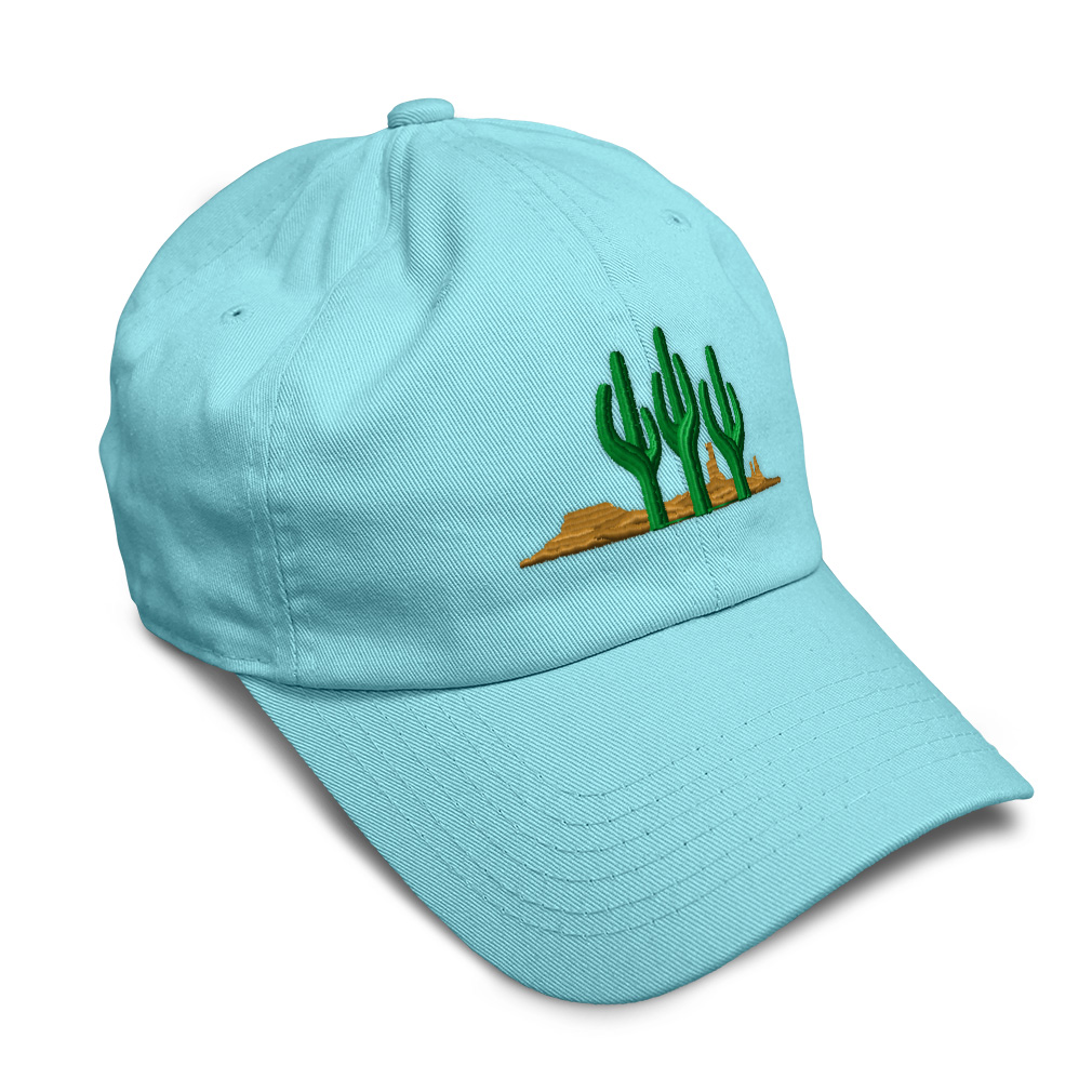 Soft Women Baseball Cap West Cactus Embroidery Dad Hats for Men Buckle Closure - Picture 48 of 55
