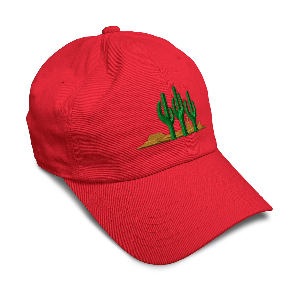 Soft Women Baseball Cap West Cactus Embroidery Dad Hats for Men Buckle Closure - Picture 30 of 55
