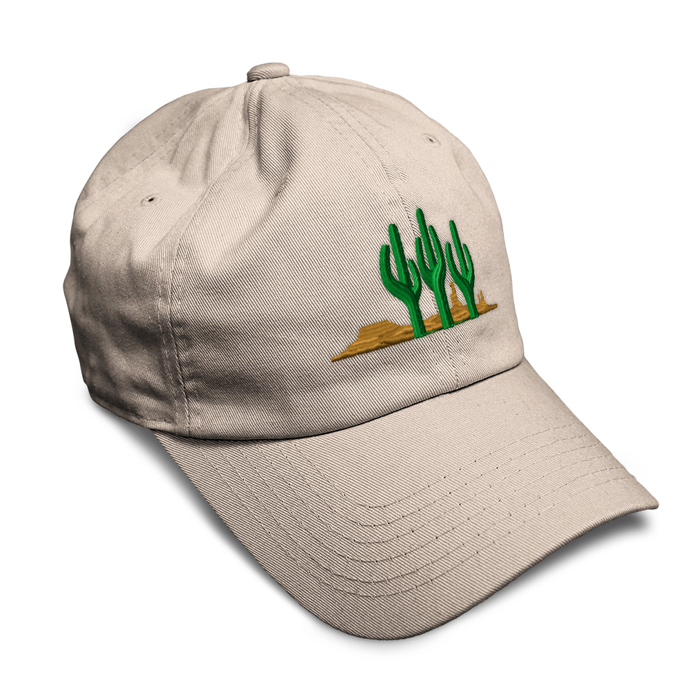 Soft Women Baseball Cap West Cactus Embroidery Dad Hats for Men Buckle Closure - Picture 46 of 55